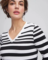 Ombré-Striped Pima Tee