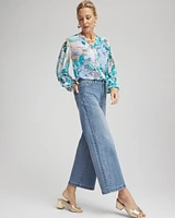 So Slimming® Wide Cropped Jeans
