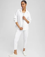 Zenergy® UPF Neema Zip-Front Caviar Trim Jacket