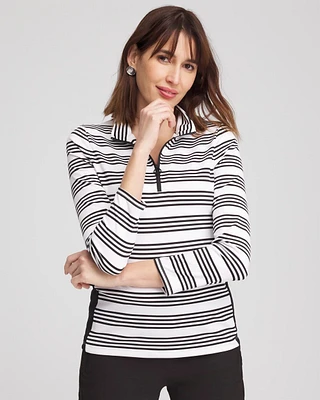 Zenergy® UPF Stripe Long Sleeve Top