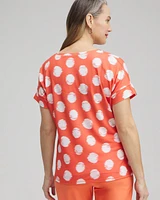 Zenergy® Dots Drop Shoulder Tee