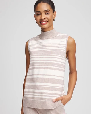 Zenergy® Luxe Cashmere-Blend Cap-sleeve Top
