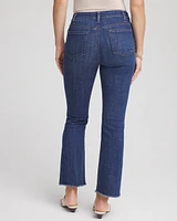 Petite Girlfriend Fray Hem Kick Flares