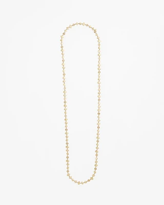 Gold Nugget Single Strand Necklace