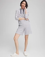 Zenergy® French Terry Striped Shorts