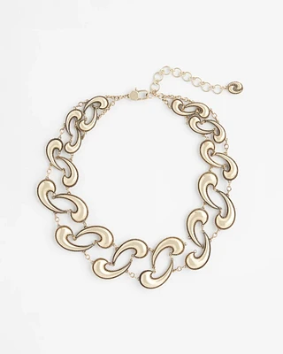 Modern Waves Collar Necklace