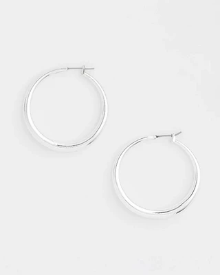 Cassie Silver-Tone Hoop Earrings