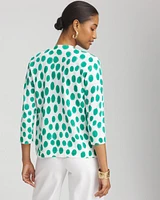 Polka-Dot Summer Romance Short Cardigan
