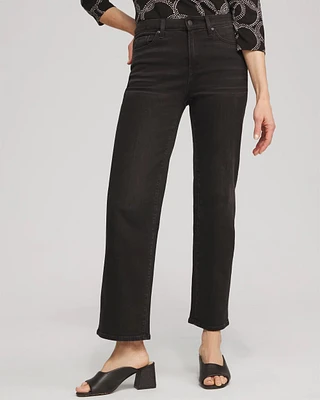 High Rise Straight Jeans