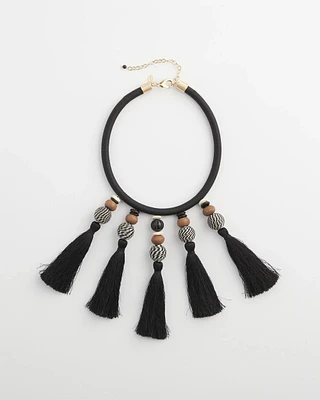 Chico's Originals Tassel Statement Necklace