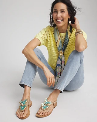 Butterfly T-Strap Sandal