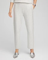 Zenergy® Luxe Cashmere Blend Rhinestone Ankle Pants