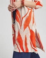 Embroidered Leaves Cardigan