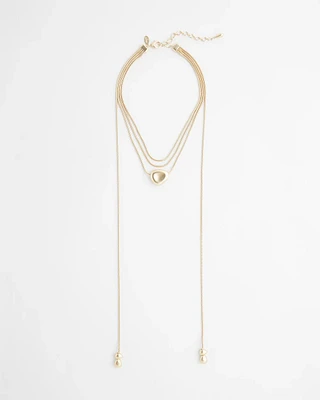 Faux Wrap Necklace