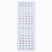 Iridescent Shapes Body Gems - 100 Pack