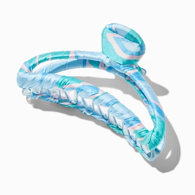 Geometric Fabric Hair Claw