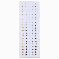 Metallic Ball Body Gems - 100 Pack