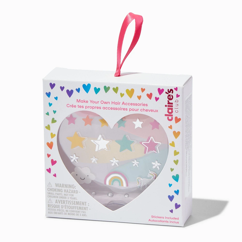Claire's Club Make-It-Yourself Rainbow Snap Hair Clip Kit