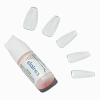 Blank Squareletto Vegan Faux Nail Set