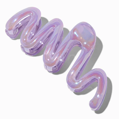 Iridescent Zig Zag Hair Claw