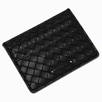 Black Woven Credit Card Case