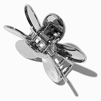 Silver-tone Flower Medium Hair Claw