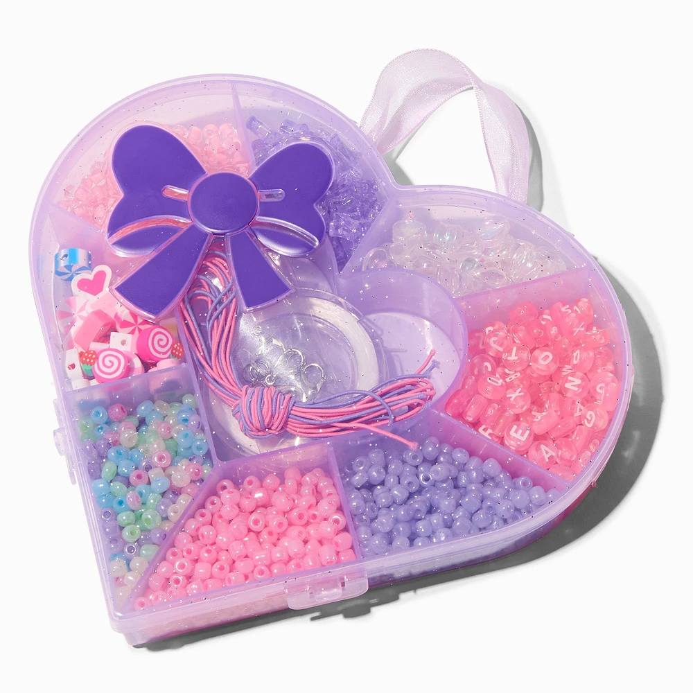Pink Heart Make-It-Yourself Bead Kit