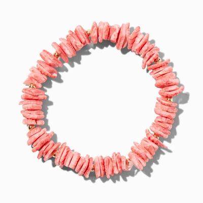 Stacked Shell Stretch Bracelet