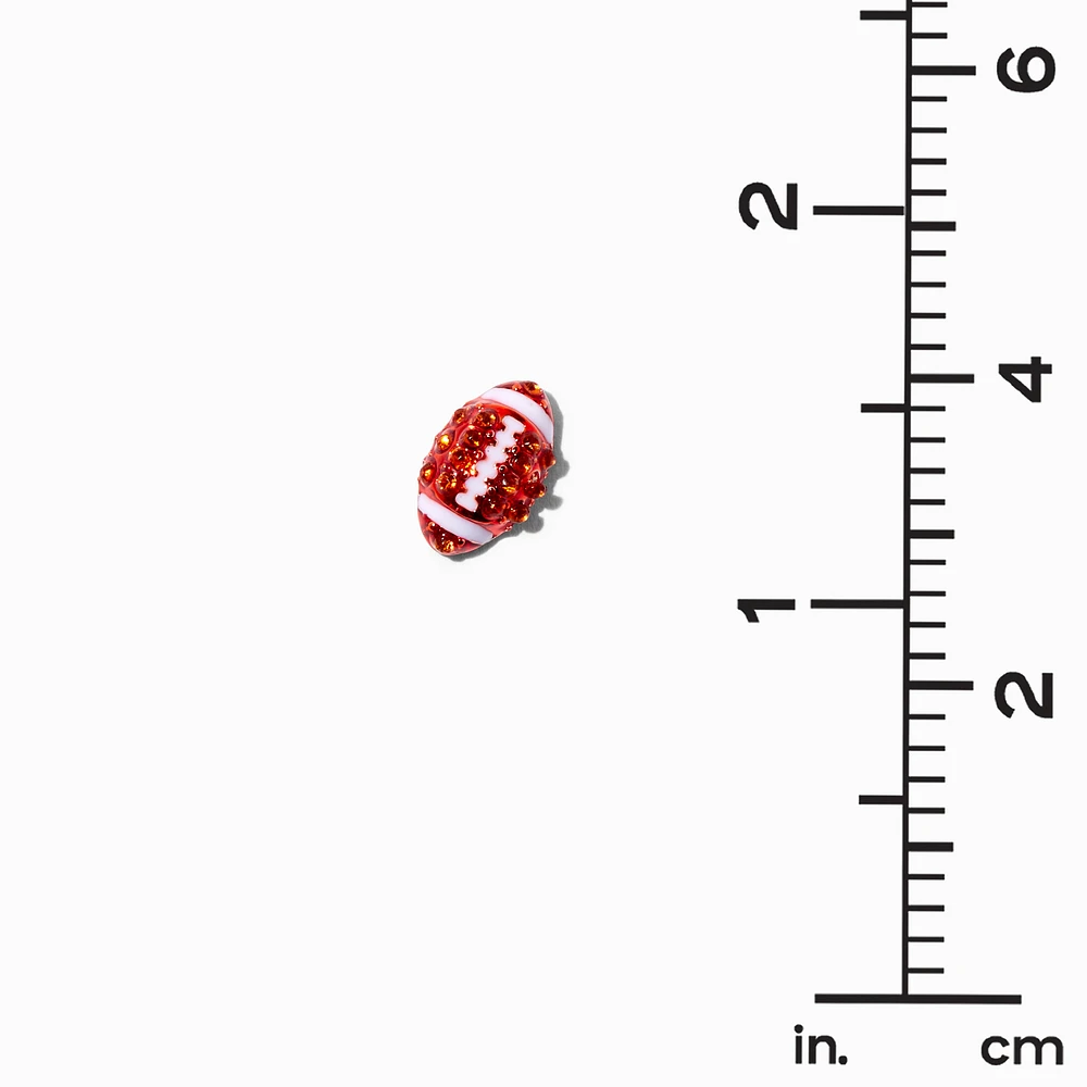 Football Stud Earrings 