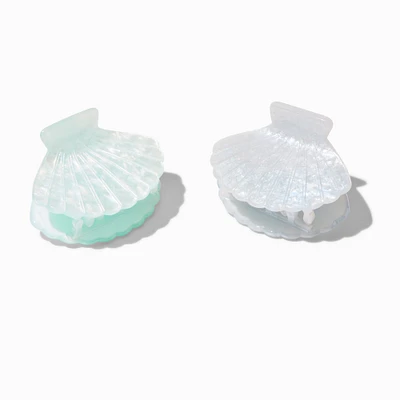 Iridescent Seashell Small Hair Claws