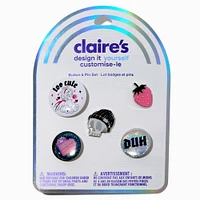 DIY Edgy Pin Set - 5 Pack
