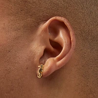 Gold-tone Seahorse Stud Earrings