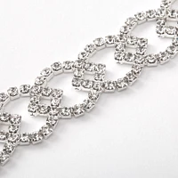 Silver-tone Crystal Lemon Chain Bracelet