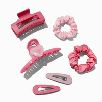Mixed Scrunchie & Hair Clip Set