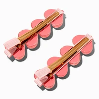 Puffy Heart Hair Clips