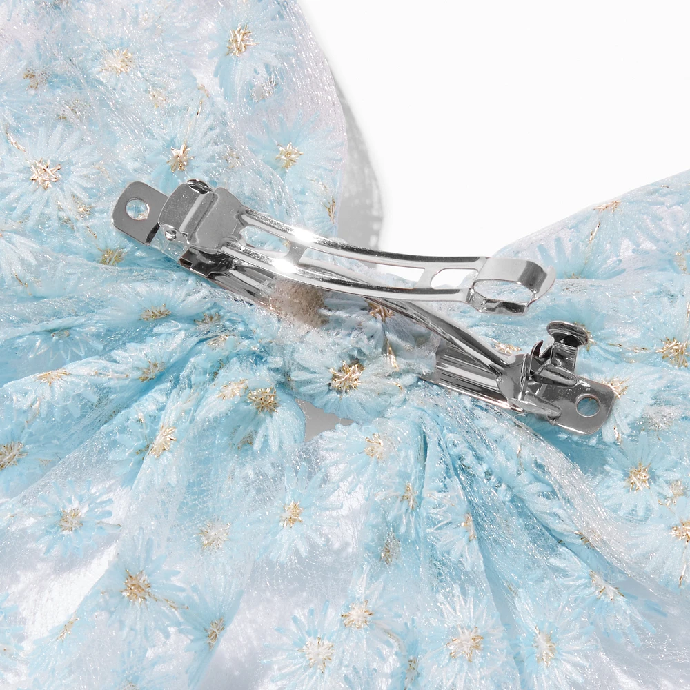 Daisy Lace Hair Bow Clip