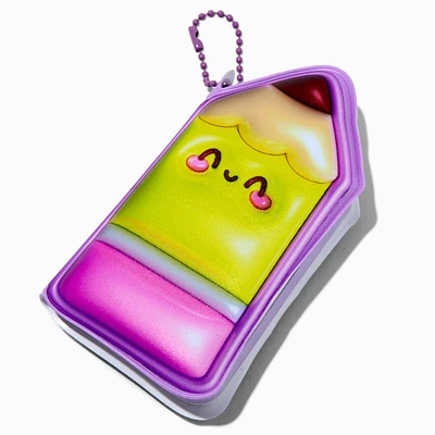 Puffy Pencil Mini Notebook Keychain