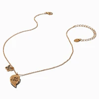Best Friends ''Best Cousins'' Split Heart Pendant Necklaces - 2 Pack