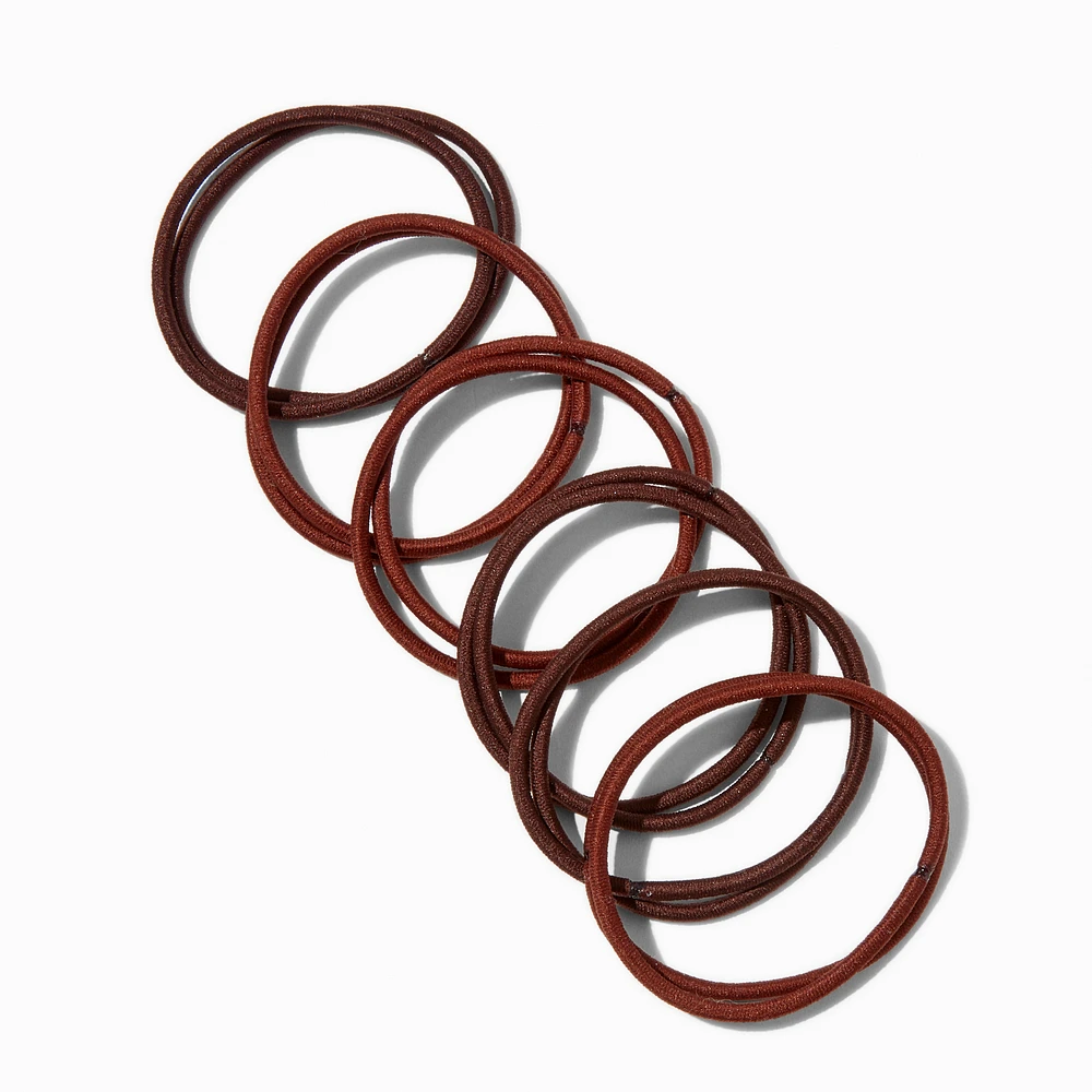 Brown Full Hair XL Hair Ties - 12 Pack