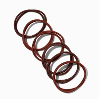 Brown Full Hair XL Hair Ties - 12 Pack