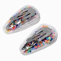 Claire's Club Dots Shaker Snap Hair Clips - 2 Pack