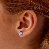 Sloth, Daisy, & Heart Stud Earrings - 3 Pack