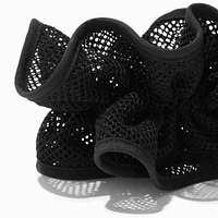 Black Mesh Hair Scrunchie