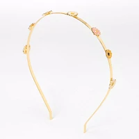 Gold Daisy Sunflower Metal Headband