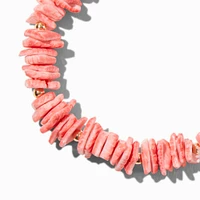Stacked Shell Stretch Bracelet