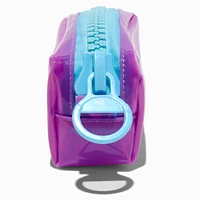 Purple Neon Colorblock Pencil Case