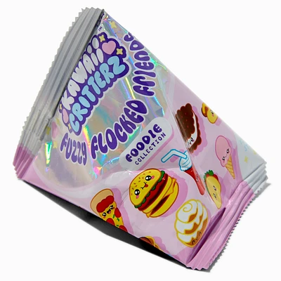 Kawaii Critterz™ Fuzzy Flocked Friends Foodie Collection Blind Bag - Styles Vary