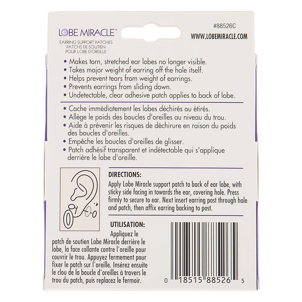 Lobe Miracle™ Earring Support Patches
