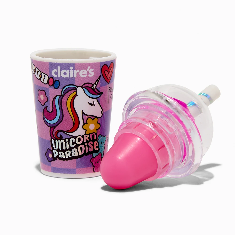 Y2K Unicorn Purple Cup Lip Gloss