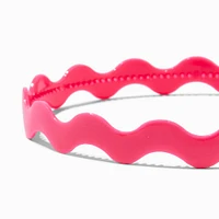 Claire's Club Pink Wavy Mixed Headbands - 3 Pack